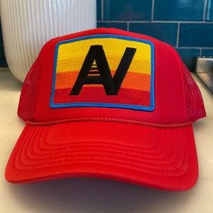 Red Aviator Nation Trucker Hat